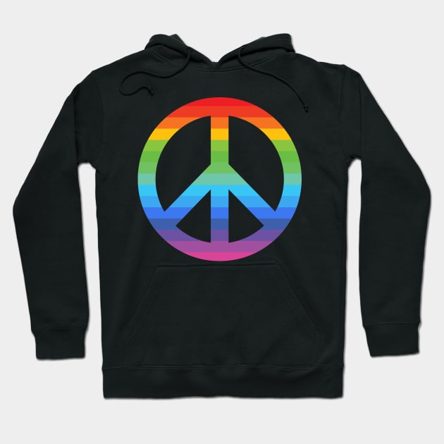 Hippie Peace Hoodie by Oolong